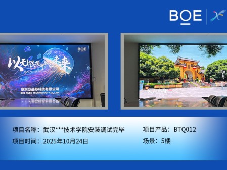 武漢***技術(shù)學院安裝調(diào)試完畢