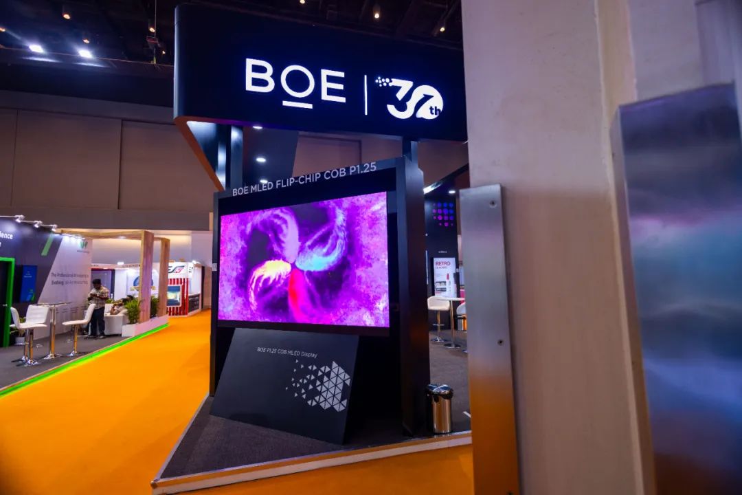 BOE MLED COB卓越畫質(zhì)亮相國(guó)際舞臺(tái)
